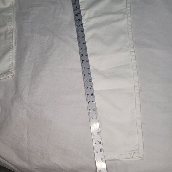 NWT prAna Jeans Womens White Sienna Fitted Stretch 5 Pocket Size 12 New - Picture 9 of 9
